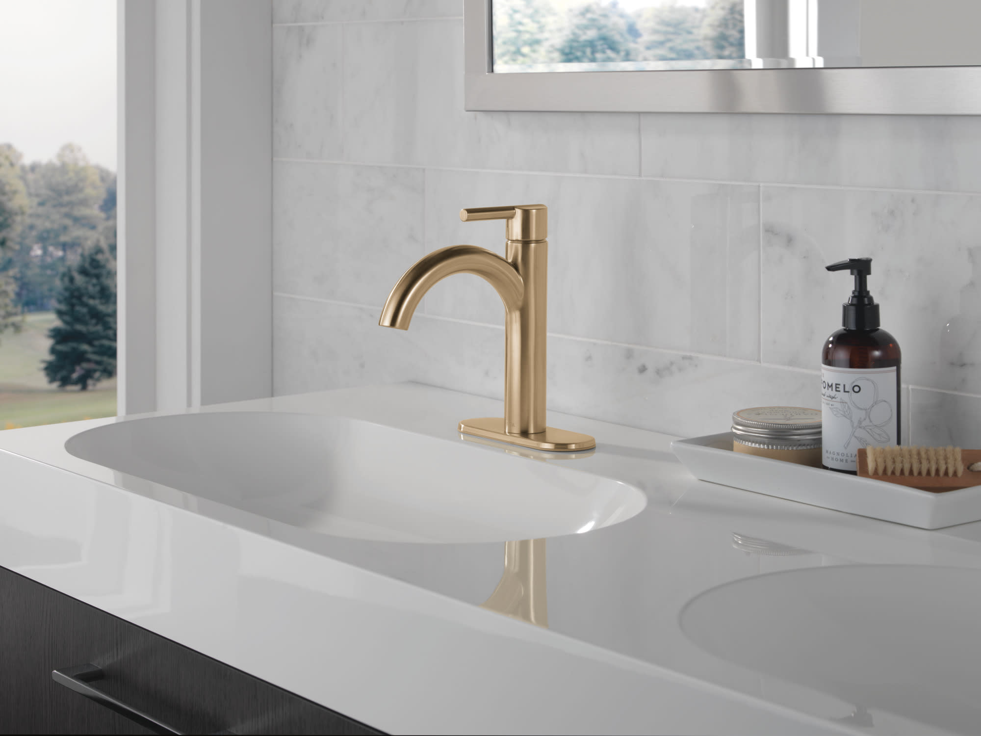 Delta 15749LF-GZ Nicoli Single Handle Bathroom Faucet