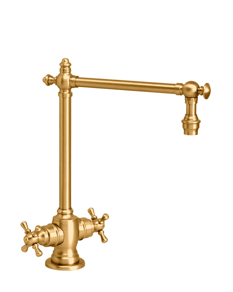 Waterstone 1850-AB Towson Bar Faucet Cross Handles