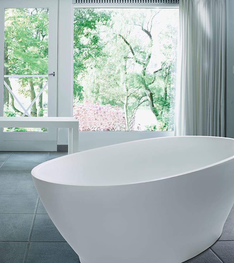 LS SERIES - Maia , Oval Shaped - Acu-Stream Jetted Freestanding Bathtub