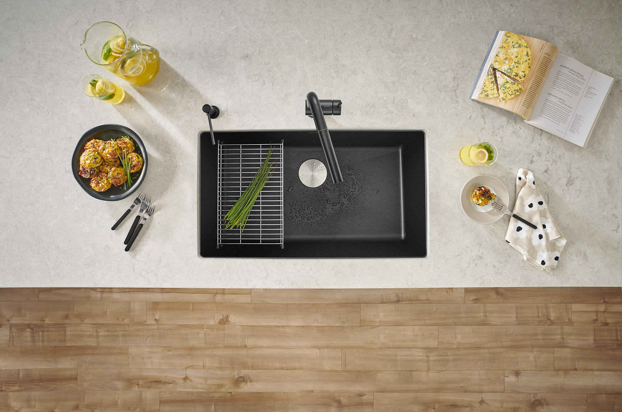cnp(•ᴗ•❁) Blanco 233535 Stainless Steel Floating Sink Grid