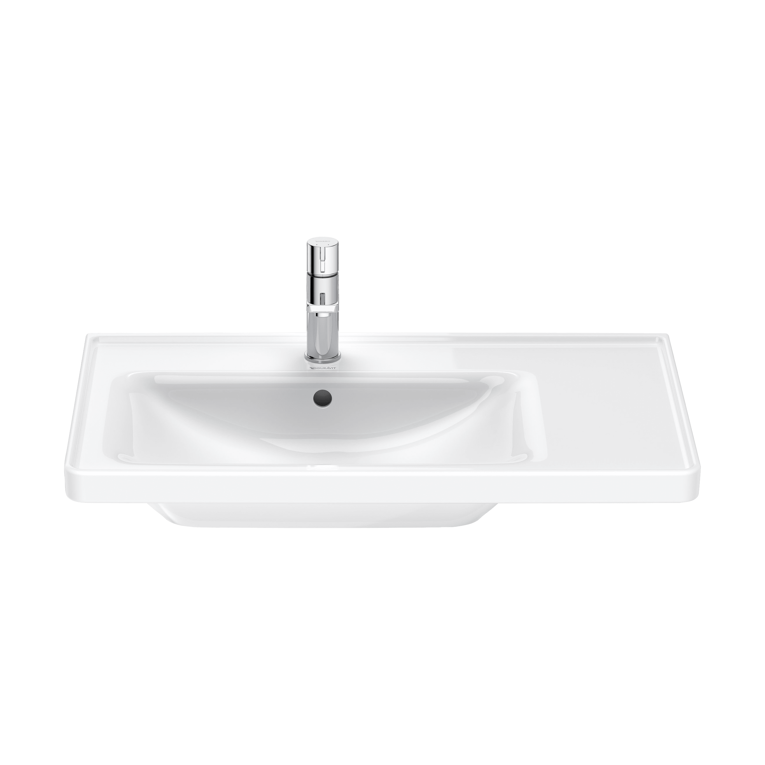Duravit 236980 D-Neo Furniture Washbasin Asymmetric | QualityBath.com