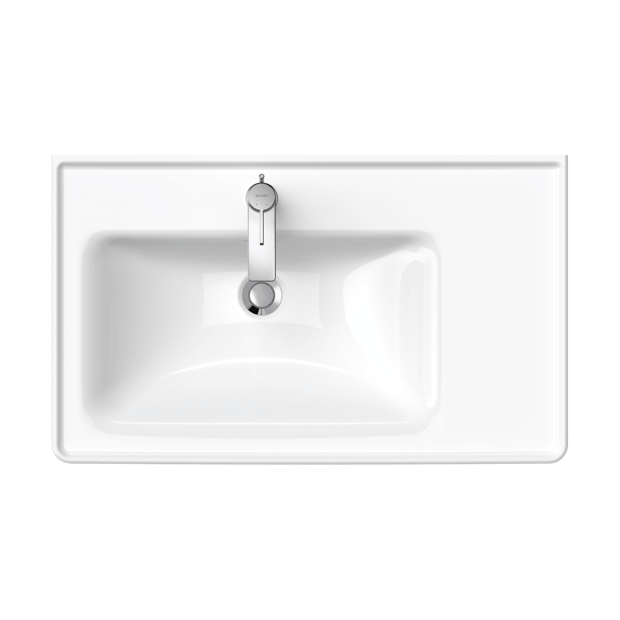 Duravit 236980 D-Neo Furniture Washbasin Asymmetric | QualityBath.com