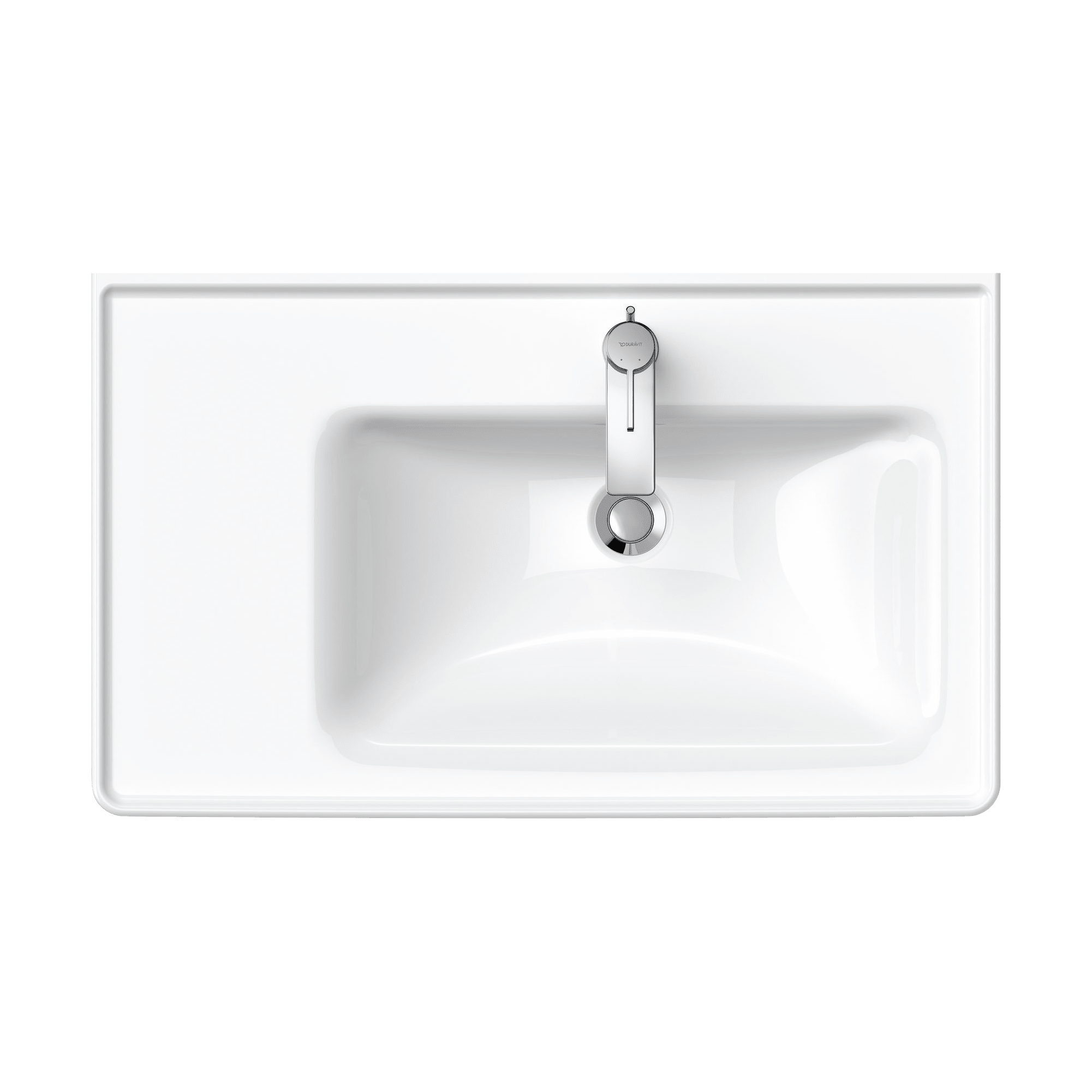 Duravit 237080 D-Neo Furniture Washbasin-Asymmetric | QualityBath.com