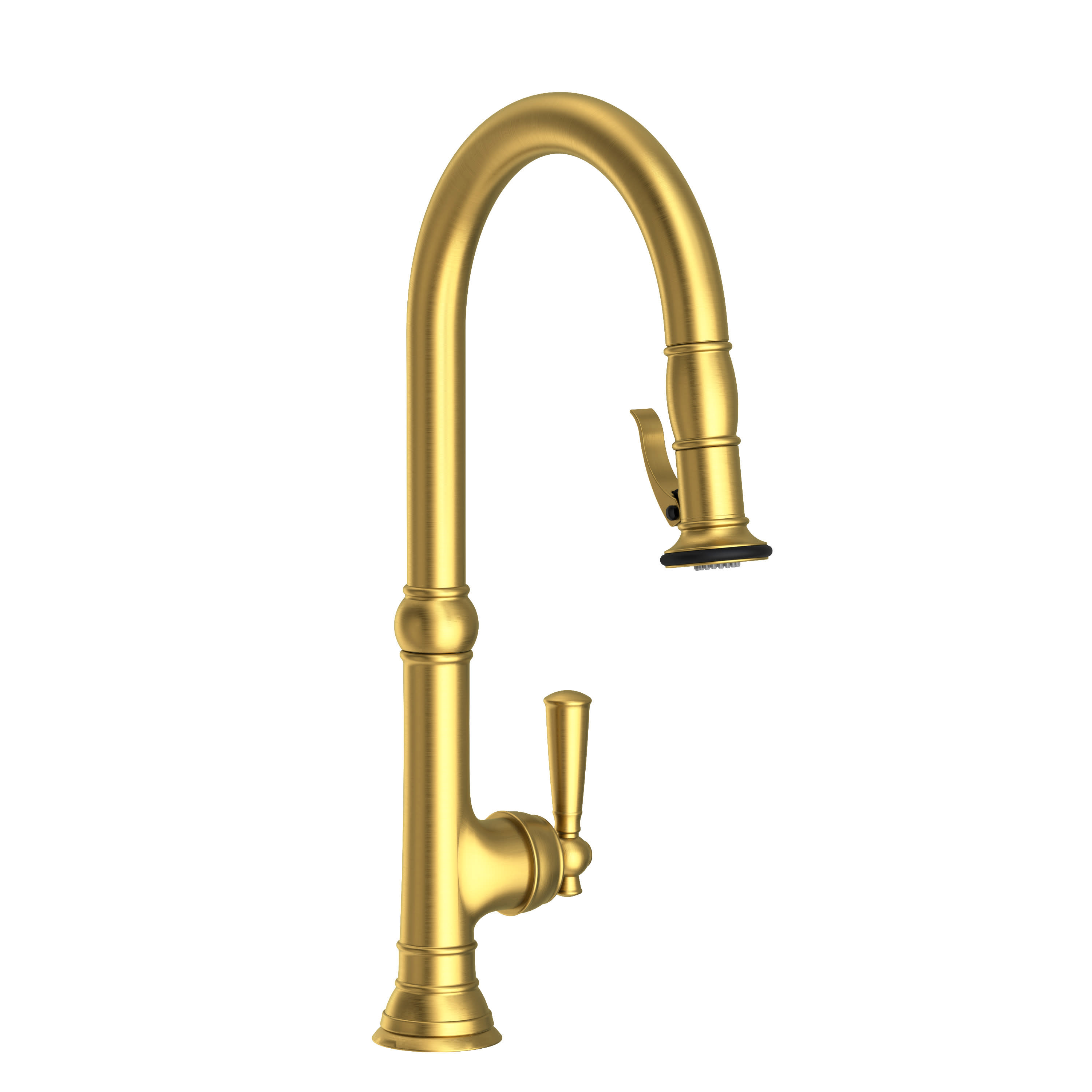 Newport Brass 2470-5183 Jacobean Pull Down Kitchen Faucet With