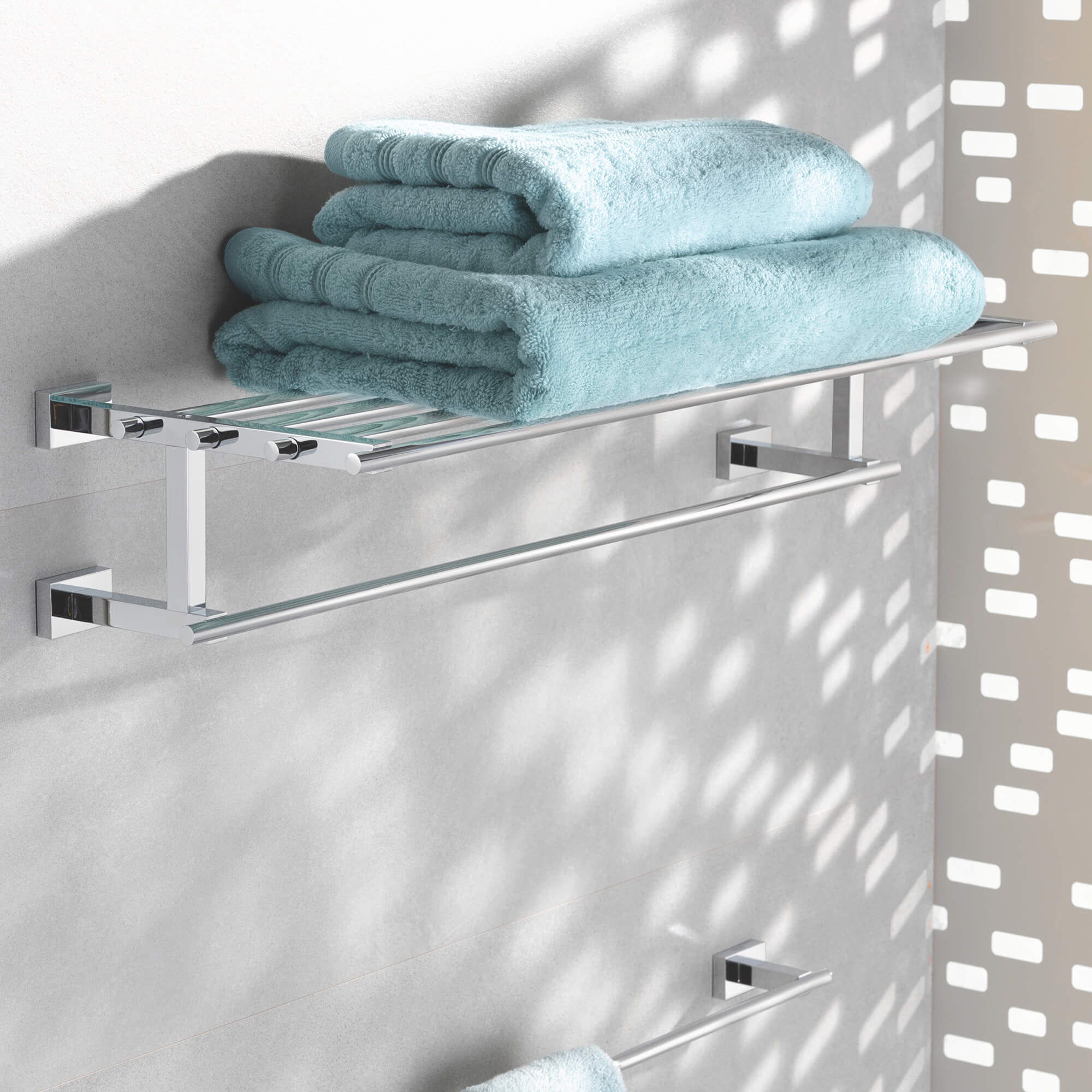 Cube heated towel rail hot sale