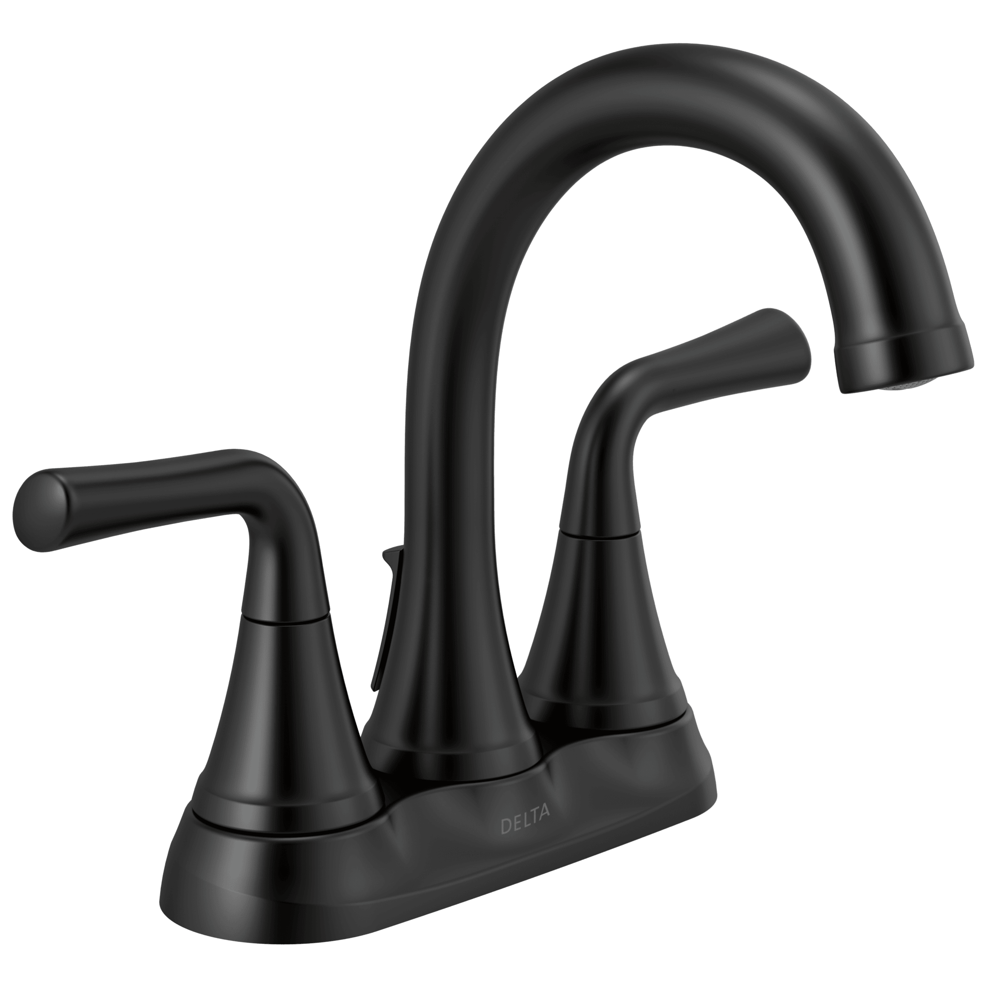 Delta 2533LF-BLMPU Kayra Two Handle Centerset Bathroom Faucet 