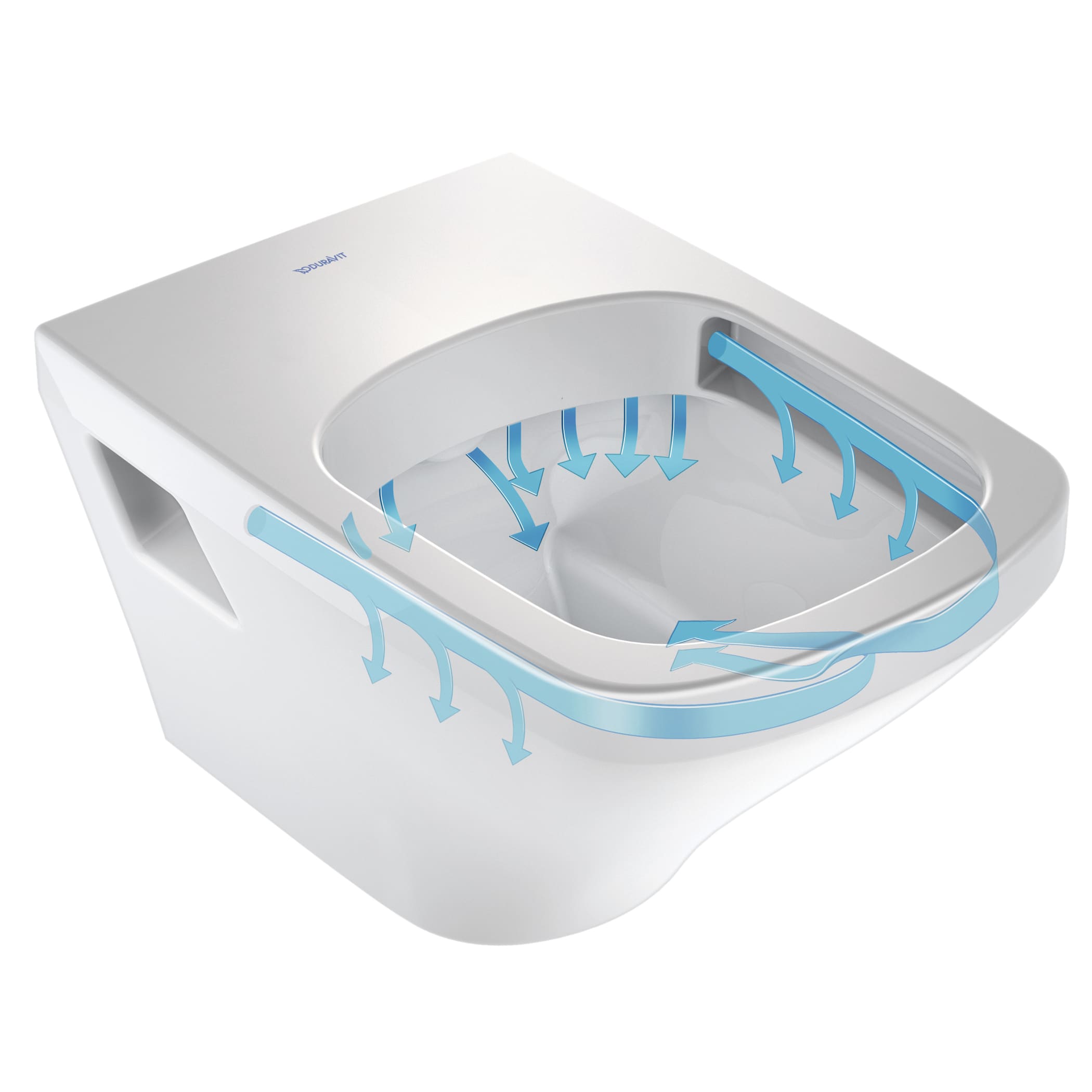Duravit 2537590092+611200 SET Wall Mount Toilet Set With Sensowash