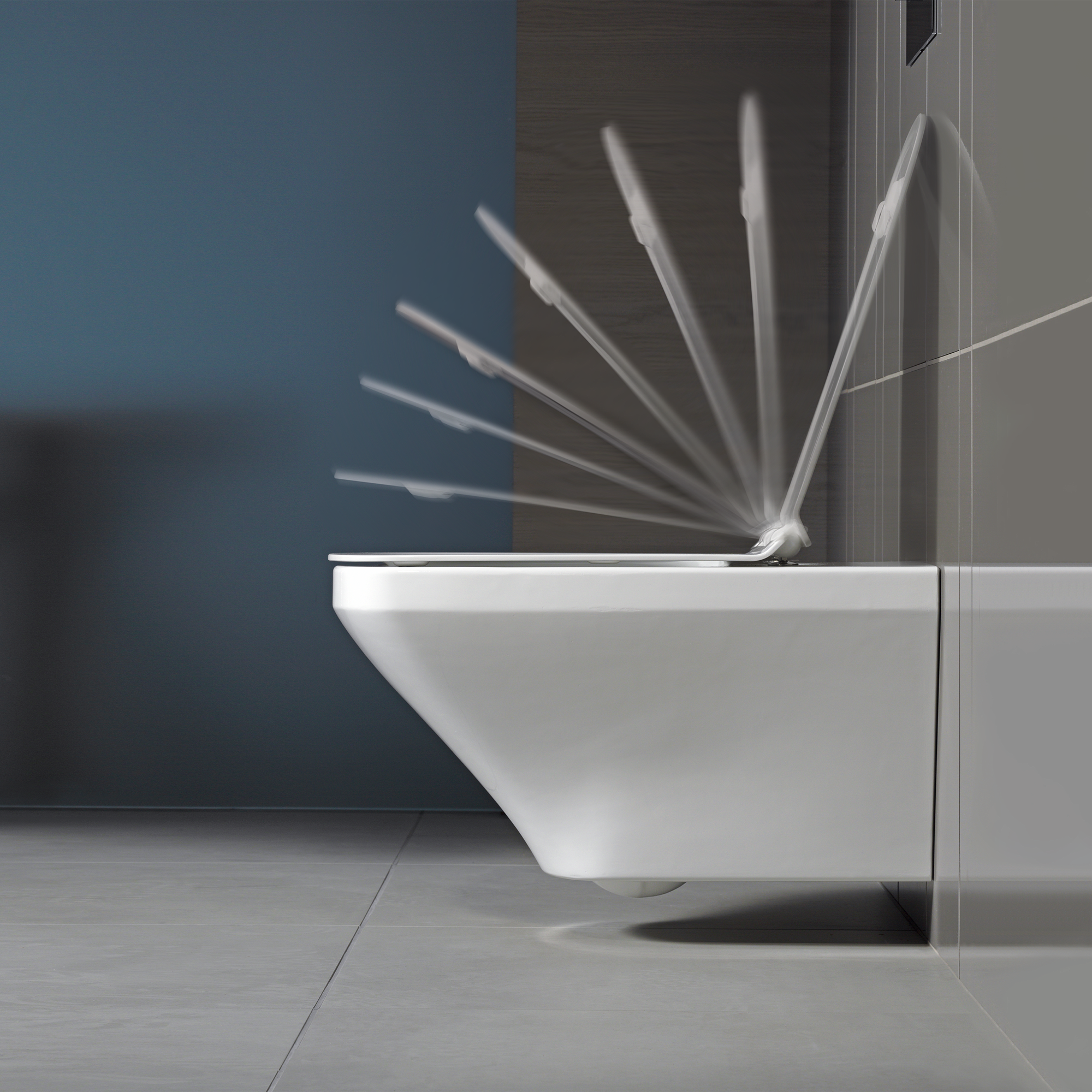 Duravit 2542090092 Durastyle Wall Mounted Toilet Rimless