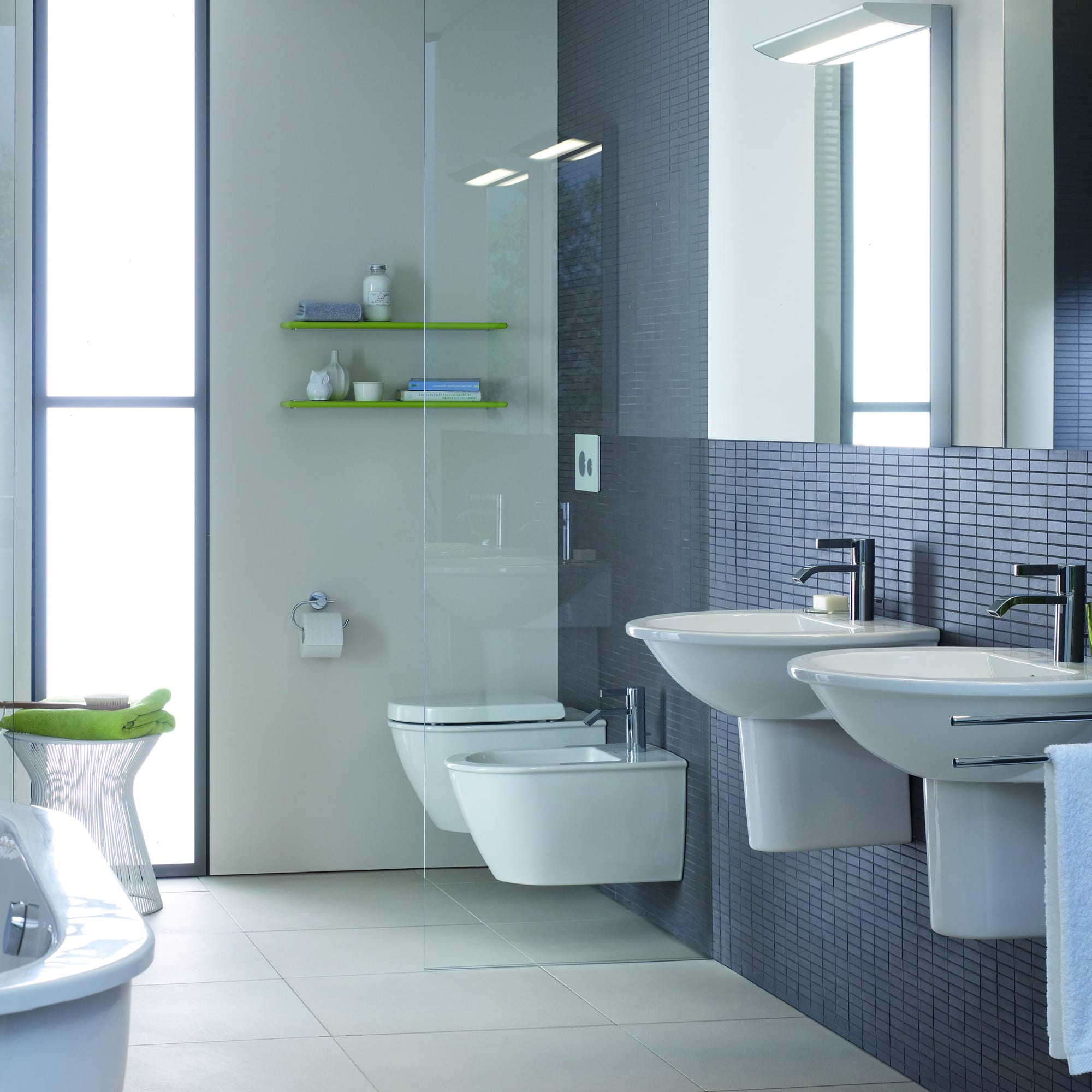 Duravit 254509 Darling New Wall Mounted Toilet | QualityBath.com