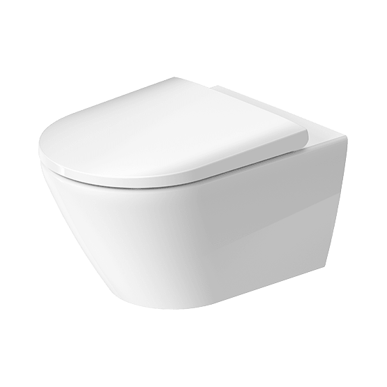 yuuu.　36 Duravit 2577090092 D-Neo Wall Mount Rimless Toilet | QualityBath.com