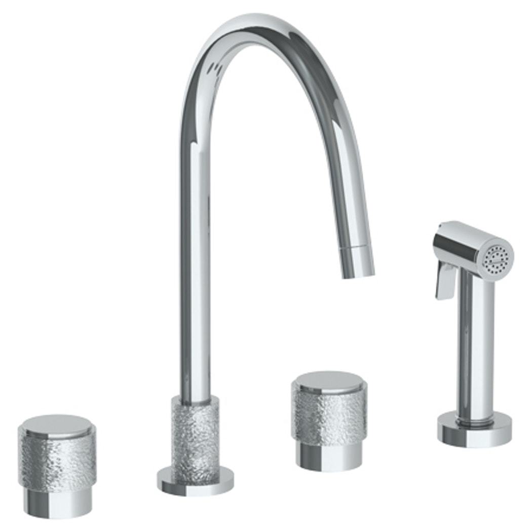 Watermark 27 7 1 Sense Widespread Kitchen Faucet With Hand Spray