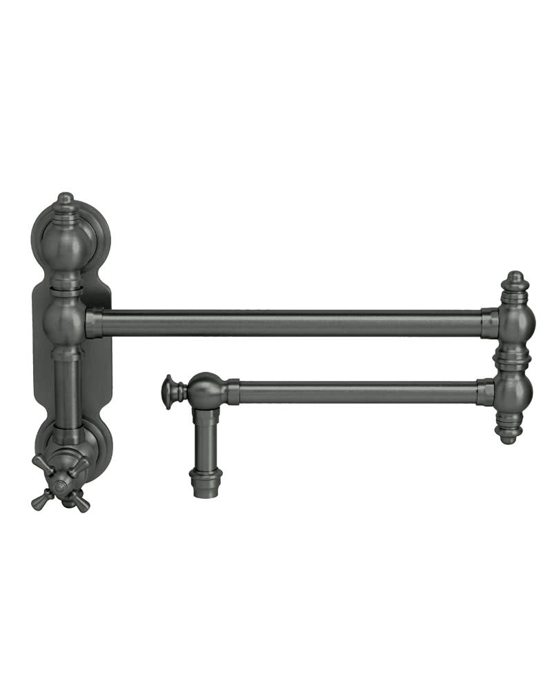 Waterstone 1250HC-ABZ Hampton Hot and Cold Filtration Faucet Cross Handles Antique Bronze - 3