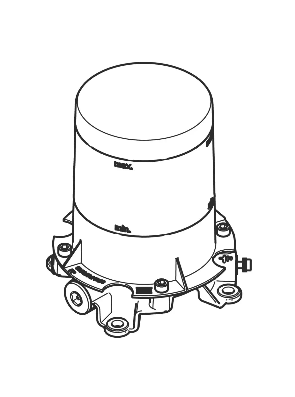 Dornbracht 35949970-900010 Mem Rough For Floor Mounted Spout/Mixer
