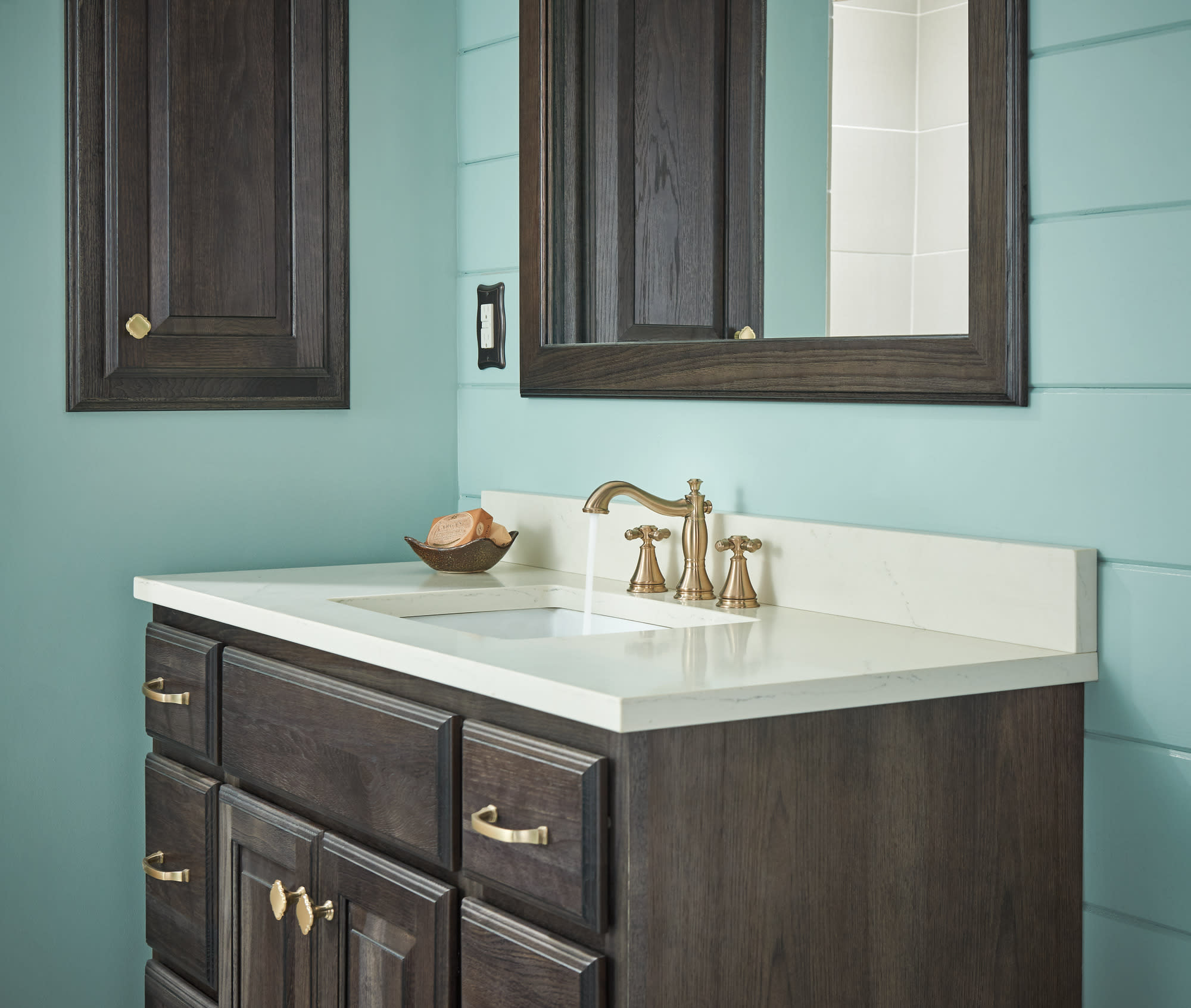 Delta 3597LF-CZMPU-LHP Cassidy Two Handle Widespread Bathroom
