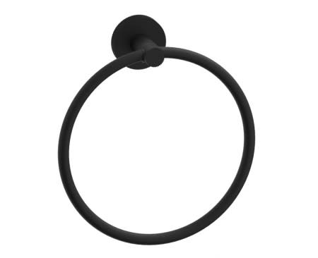 Kartners 366460-48 Circo Knurled Towel Ring | QualityBath.com