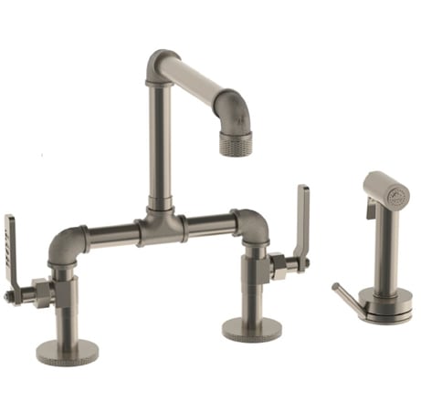 Watermark 38 7 65 Elan Vital Bridge Kitchen Faucet With