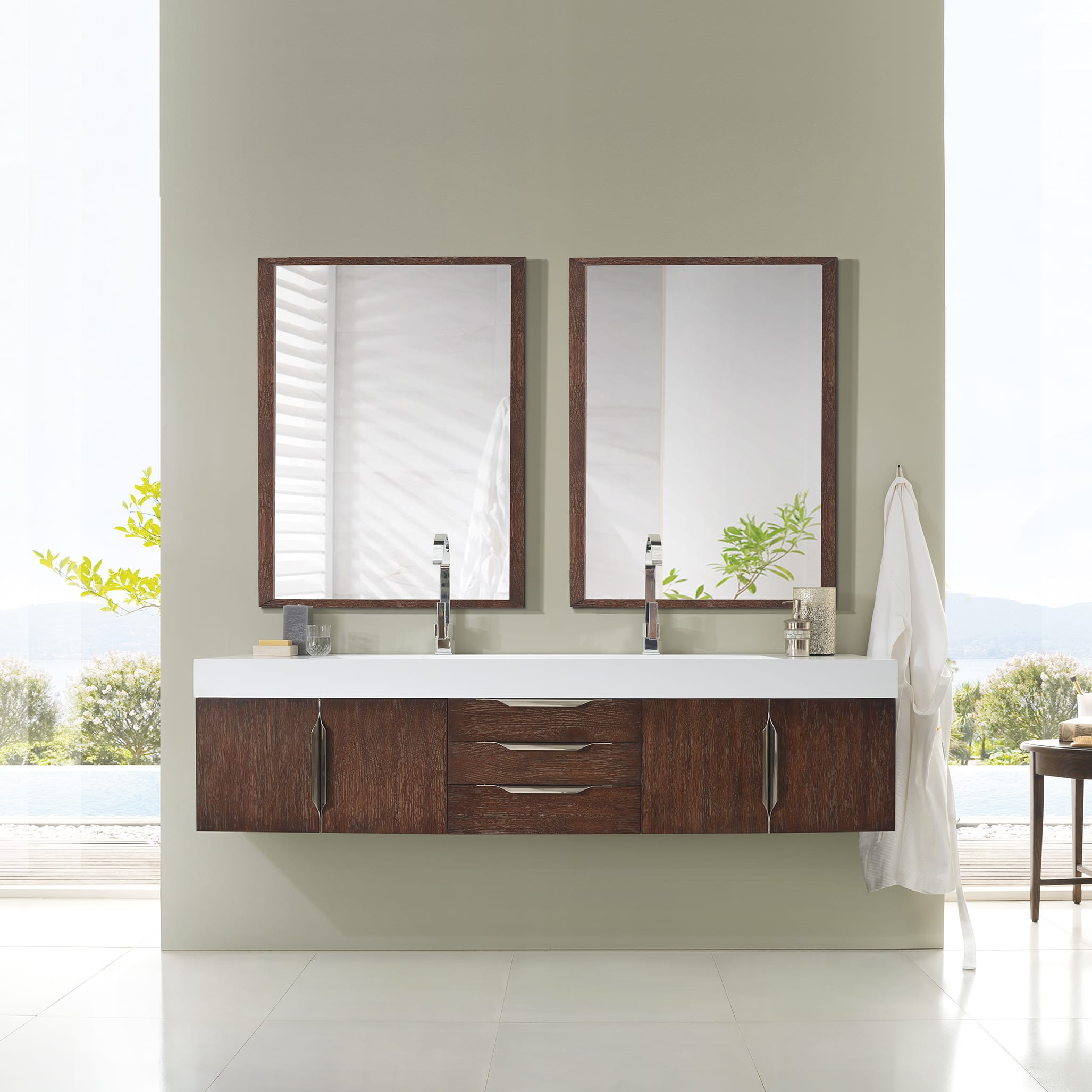 James Martin 389-V72D Mercer Island 72-1/2 Bathroom Vanity