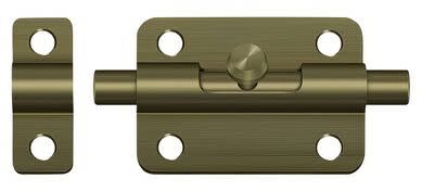 Deltana 3-Inch Solid Brass Barrel Bolt - 3BBU5