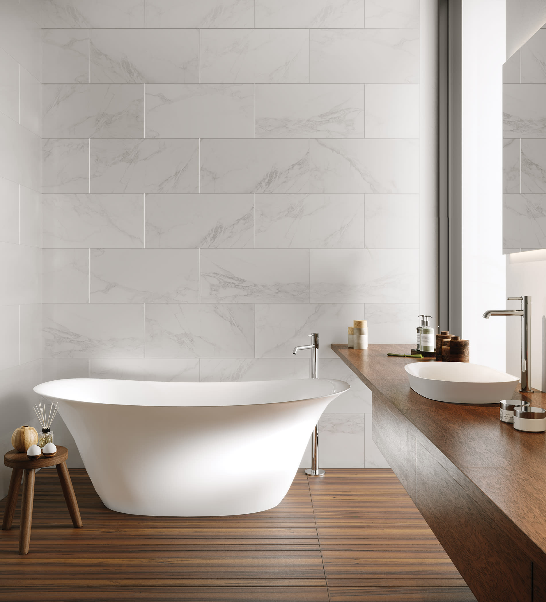 MTI S408-WH-GL Maricela Soaker Tub | QualityBath.com
