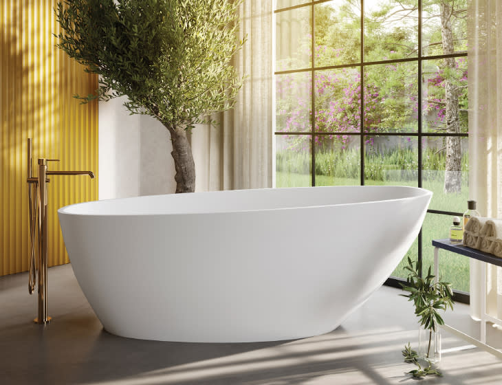 MTI S419-WH-GL Walker 1 Freestanding Soaker Tub
