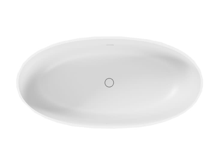 MTI S420-WH-GL Stelvio Freestanding Soaker Tub | QualityBath.com
