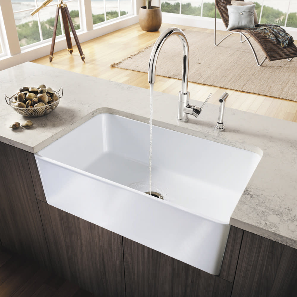 Blanco 525012 Cerana 33 Apron Front Kitchen Sink Qualitybath Com