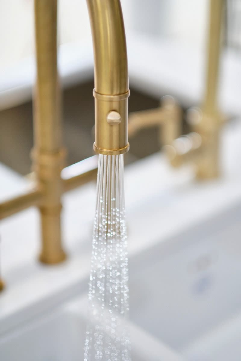 Rohl U.4549HT Perrin & Rowe Armstrong Bridge Pull Down Kitchen Faucet