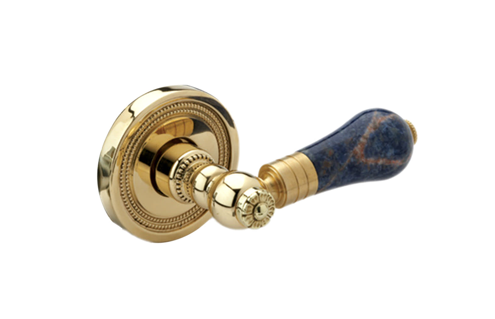 Phylrich 5210 Bleu Sodalite Door Lever & Rose | QualityBath.com