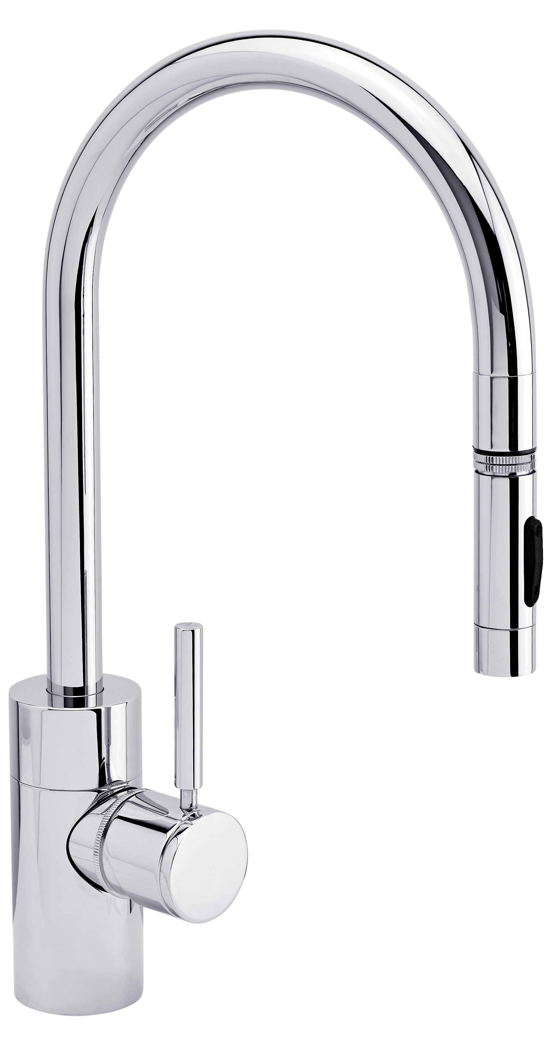 Waterstone 5400-CH Contemporary Plp Positive Lock Pulldown Kitchen Faucet 