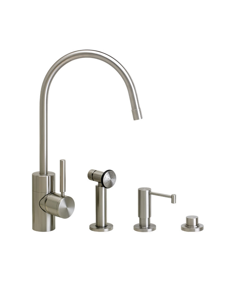 Waterstone 3800 3 Parche Suite Kitchen Faucet With Side Spray