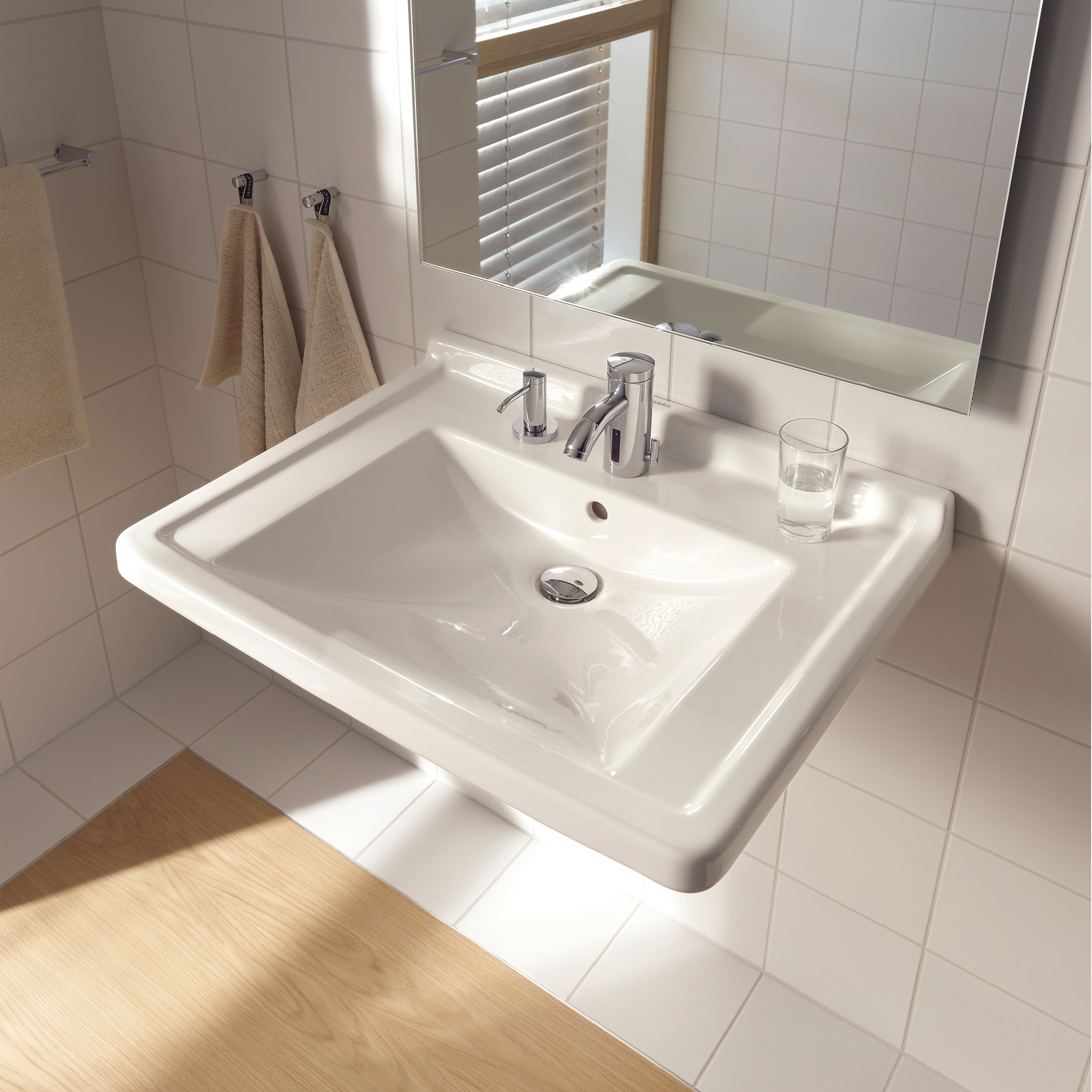 Duravit 030970 Starck 3 Wall Mount Washbasin | QualityBath.com