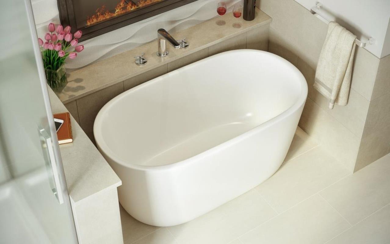 ᐈ 【Aquatica Lullaby-Mini-Wht™ Freestanding Solid Surface Bathtub】 Buy  Online, Best Prices