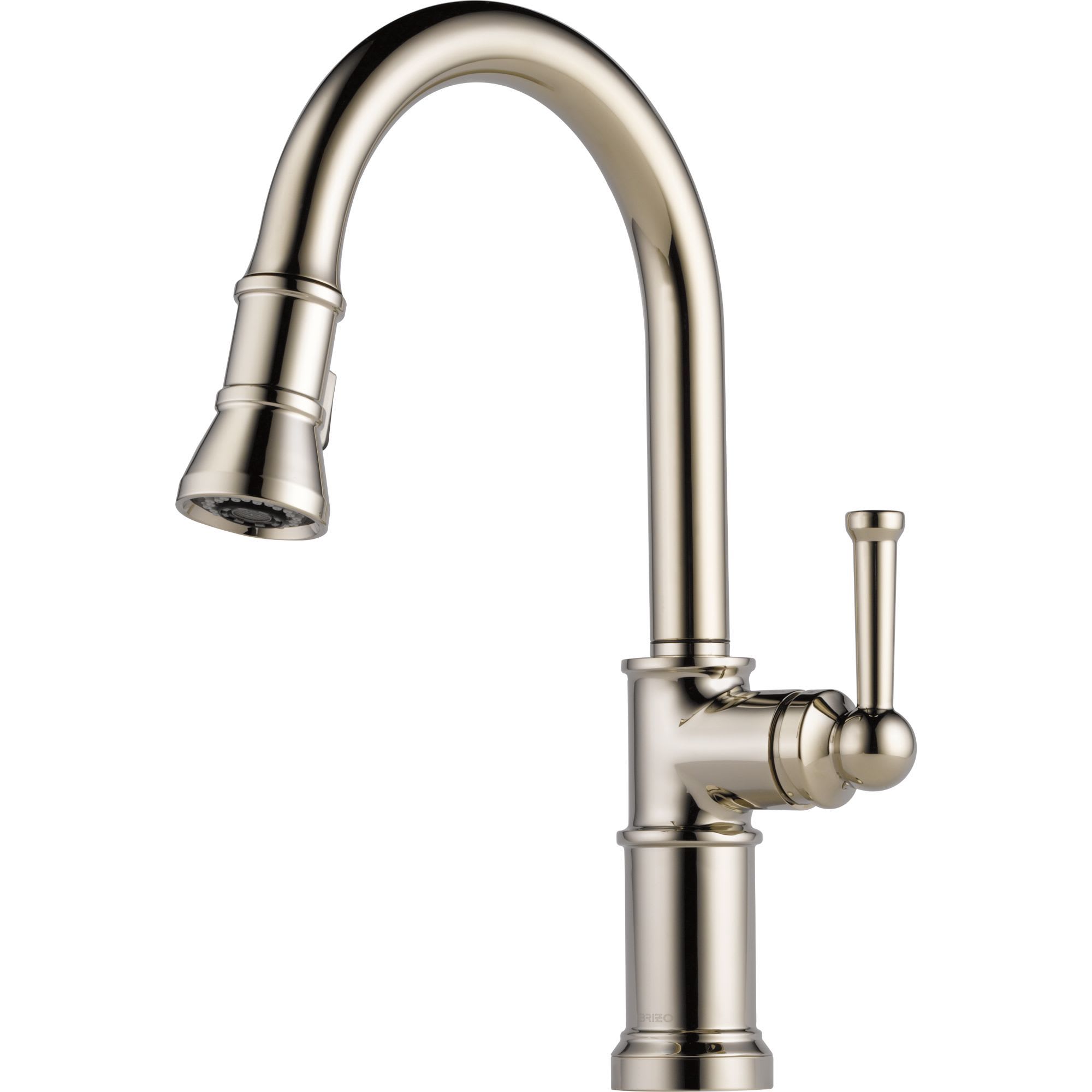 Robinet De Cuisine Brizo Artesso Chrome Poli - Poignée Unique, Modèle 63025LF-PC