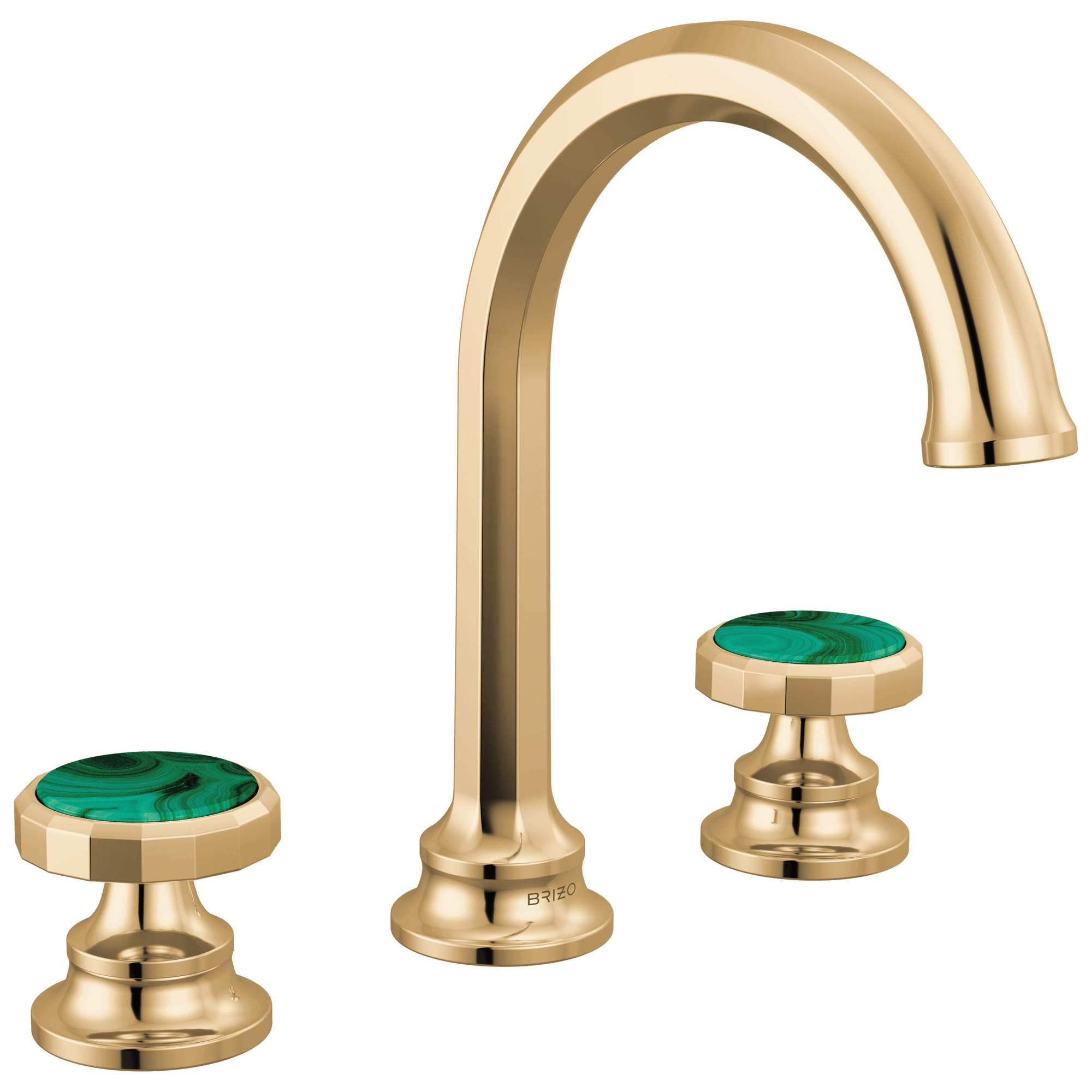 Brizo 65365LF-PGLHP Beauclere Widespread Lavatory Faucet-Arc Spout