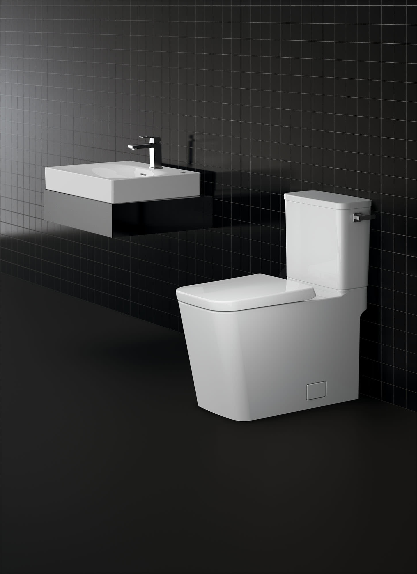 Grohe 39656000 Eurocube Bathroom Sink | QualityBath.com