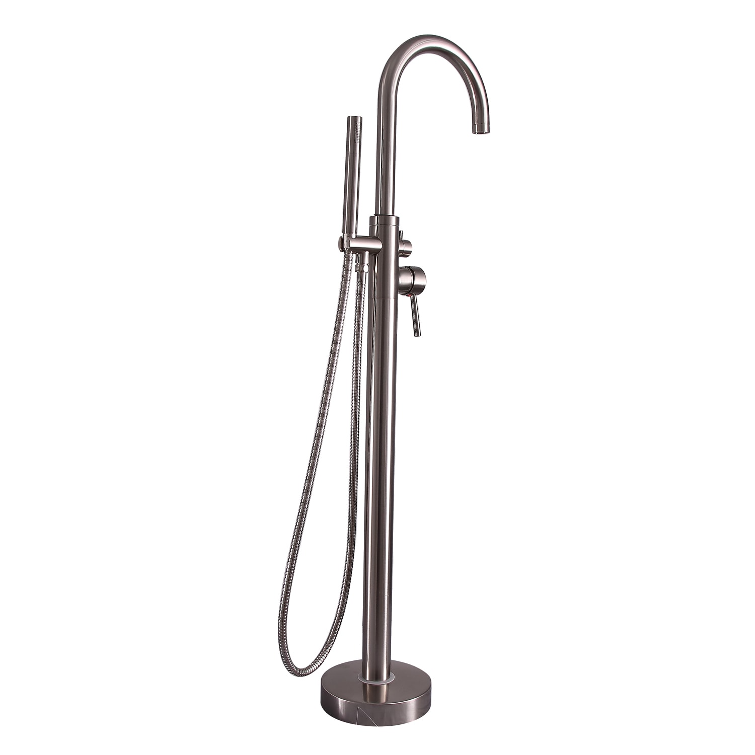 Alfi Brand AB2875-BN Brushed Nickel Free Standing Floor Mounted Bath Tub Filler