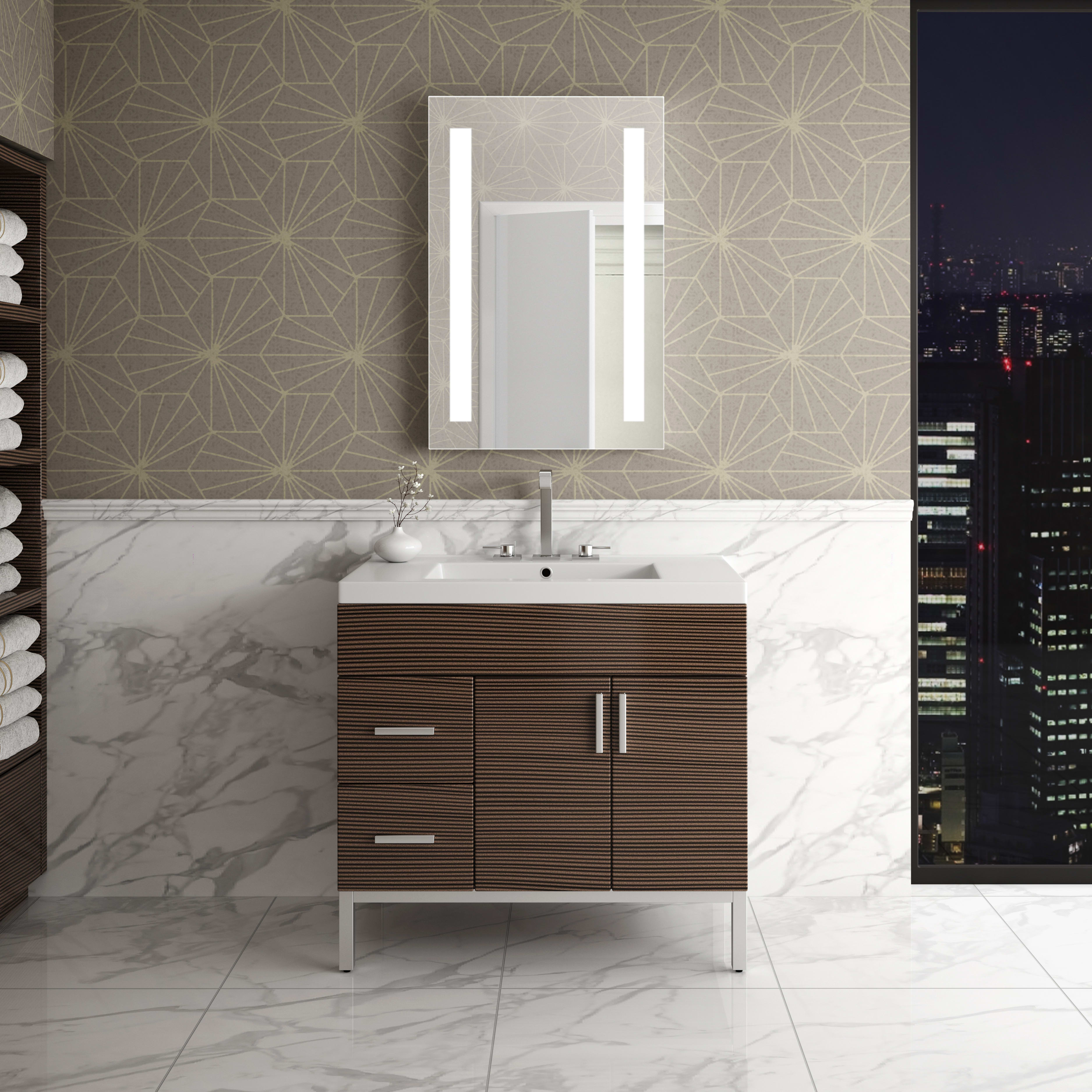 Empire I Sd2436 P Illume 24 Backlit Led Medicine Cabinet With Inside Electric Qualitybath Com