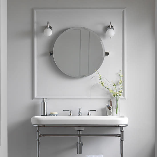 Moen Banbury 26 In X 23 In Frameless Pivoting Wall Mirror In