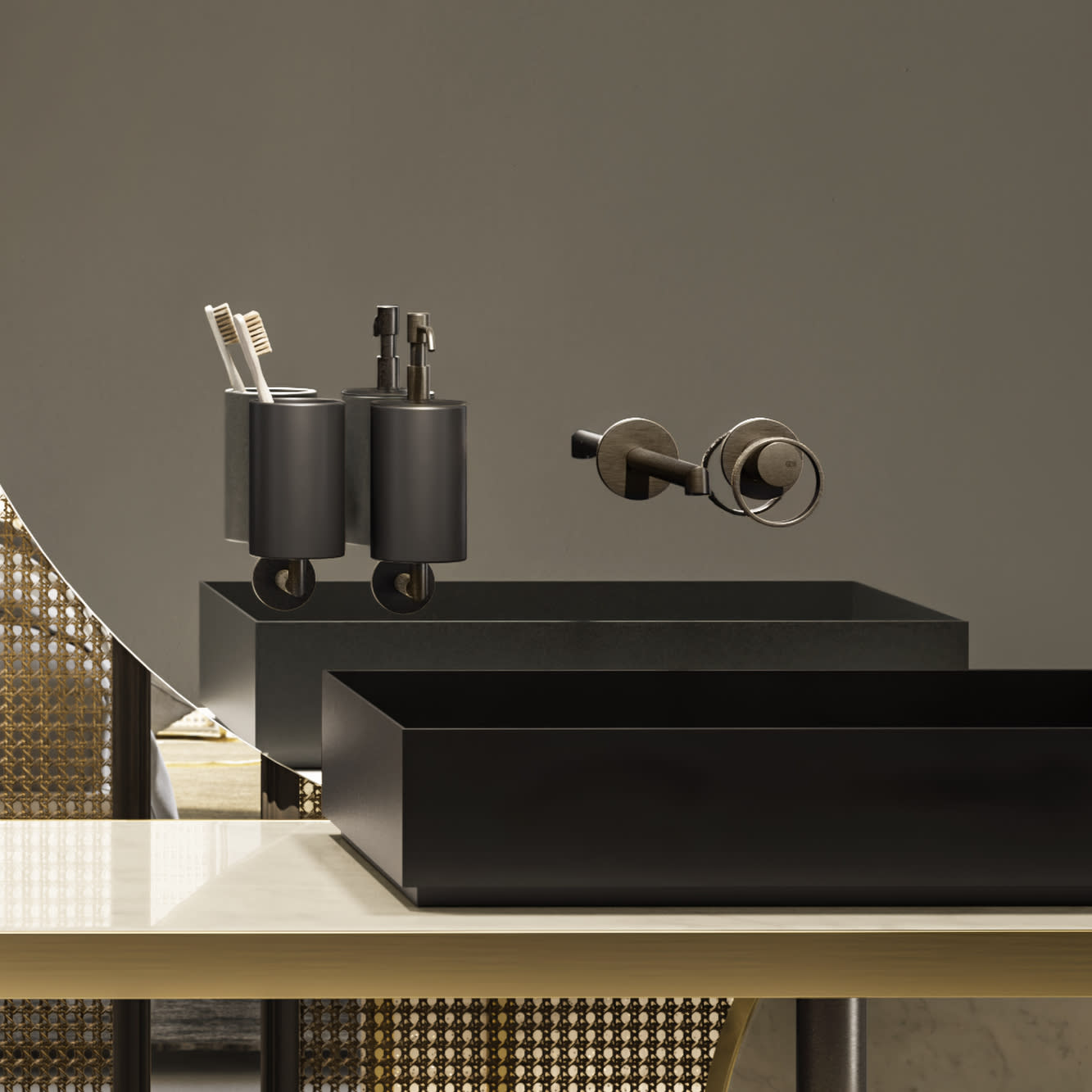 Gessi 63361 Anello Wall Mount Mixer Control | QualityBath.com