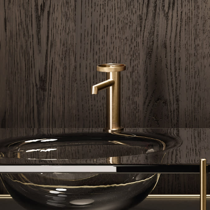 Gessi 63302-726 Anello Single Lever Washbasin Mixer Without Pop-Up 