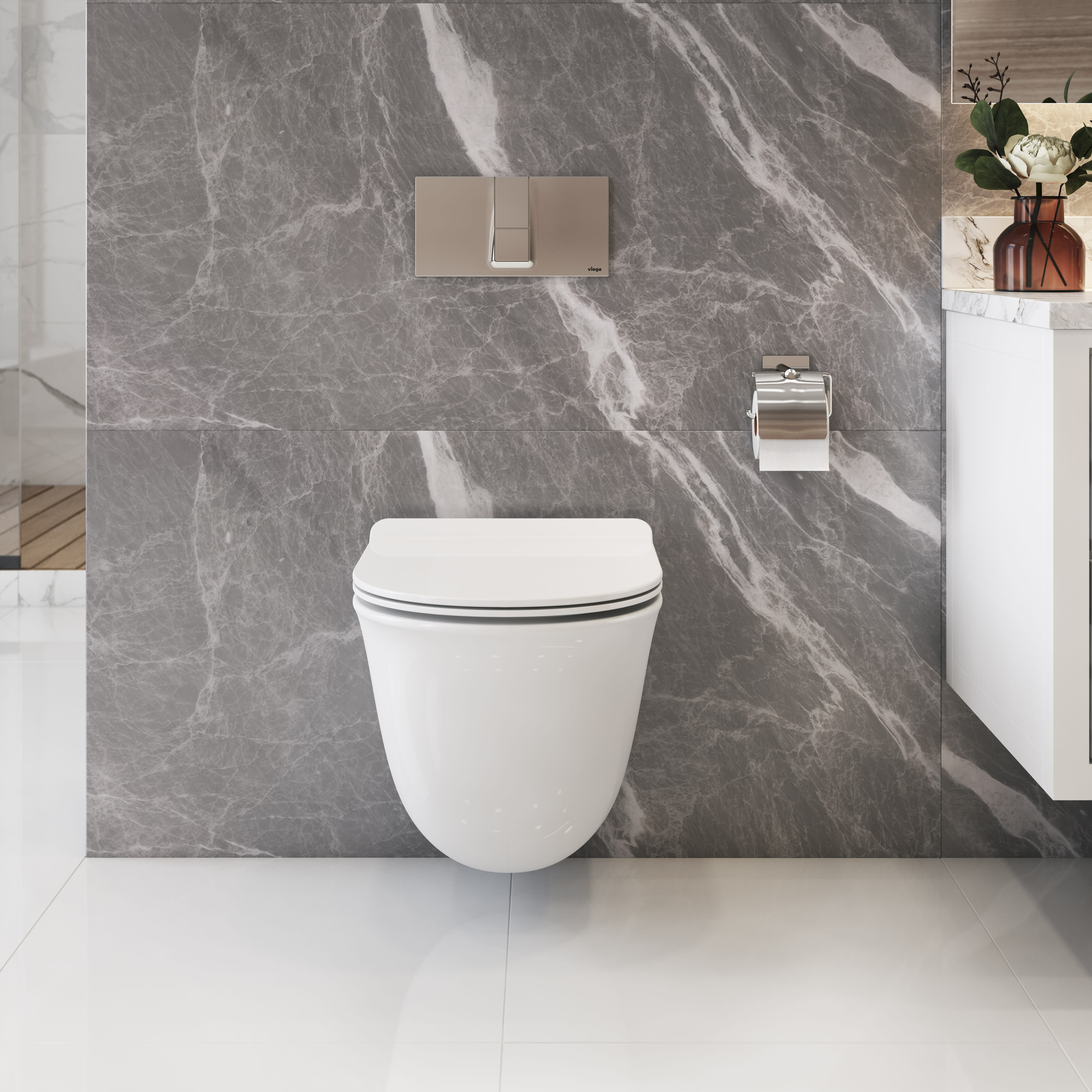 Icera C-5510.01 Lily Wall Hung Toilet | QualityBath.com