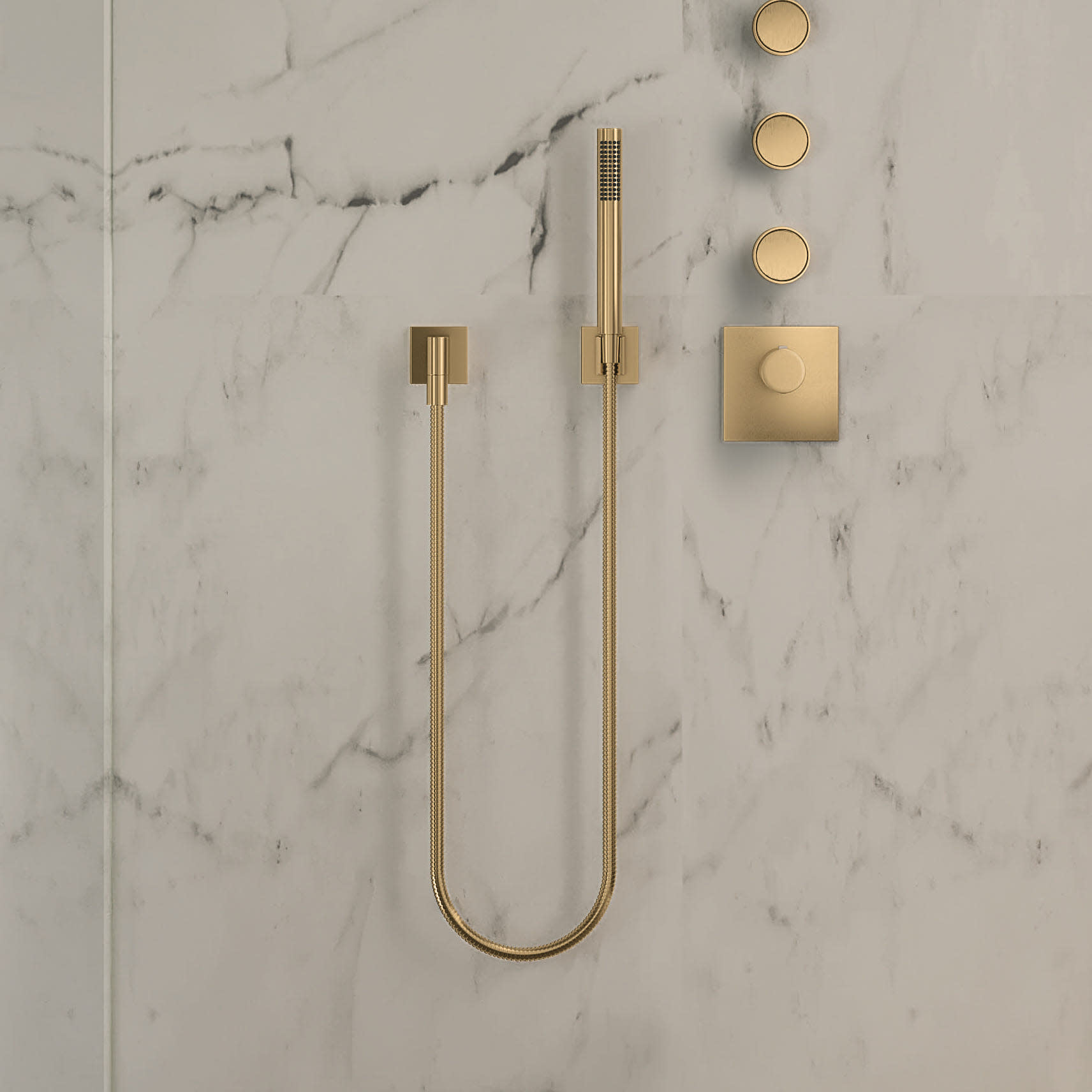 Dornbracht 27808980-000010 Hand Shower Set With Individual Flanges