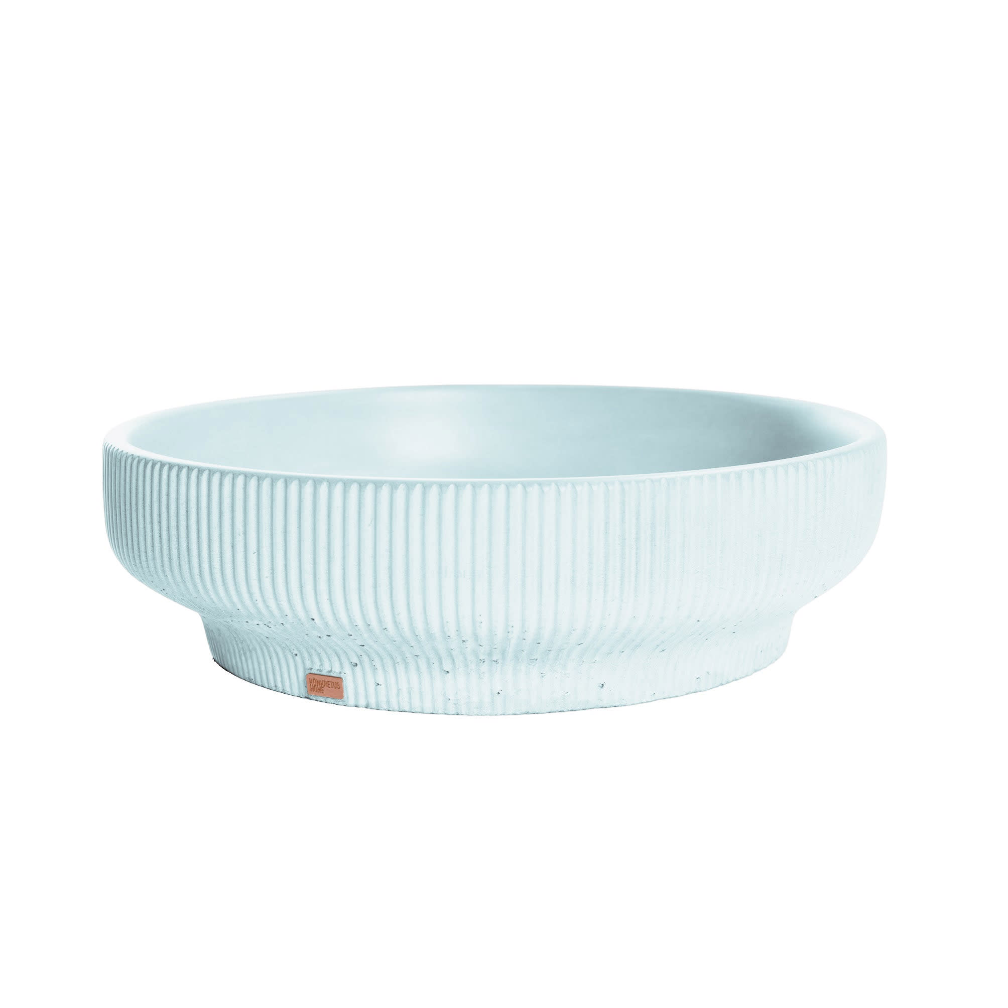 Konkretus LOTUS 01-Carribean Blue Lotus Concrete Bathroom