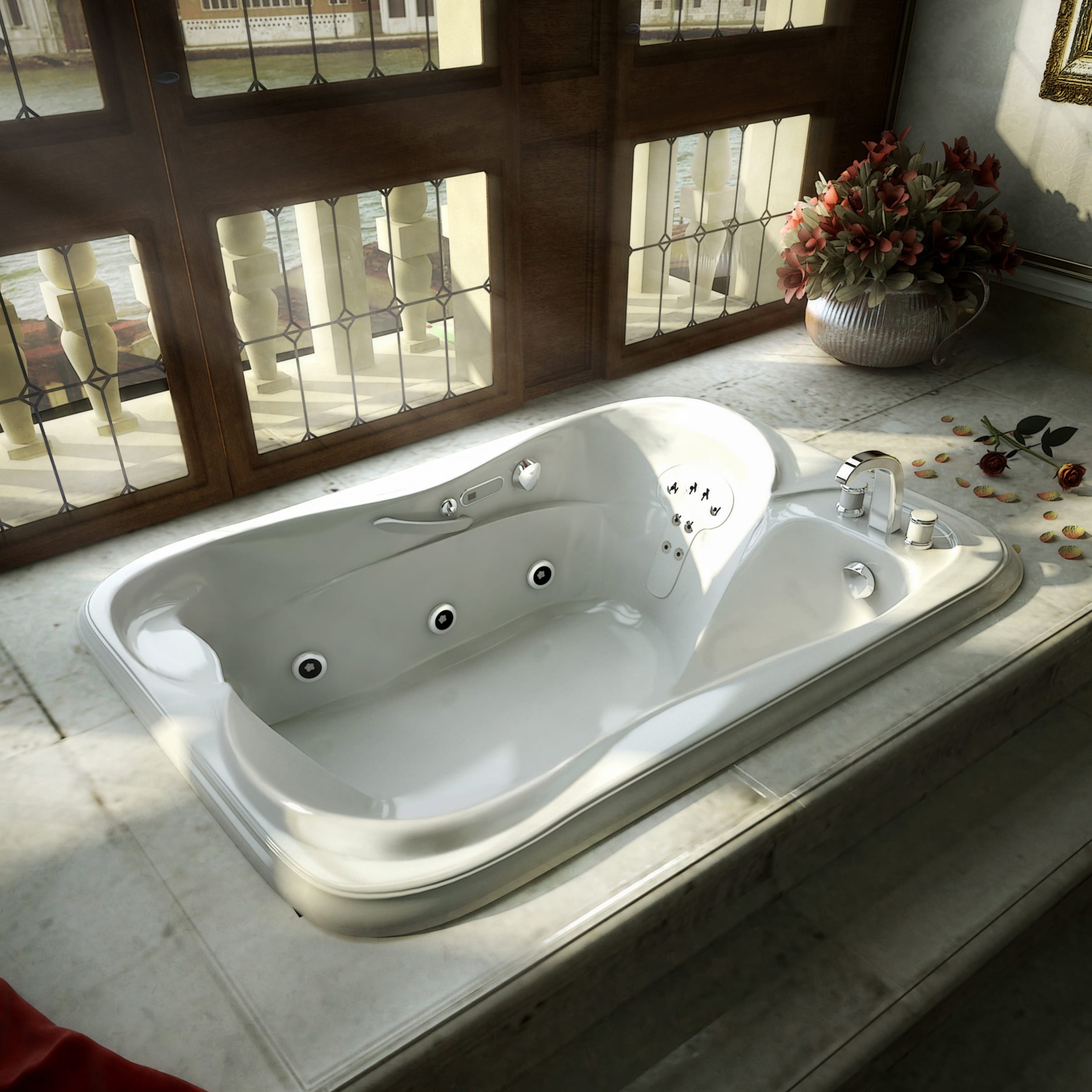 Maax 100085-094 Crescendo Hydromax And Aerofeel Tub | QualityBath.com