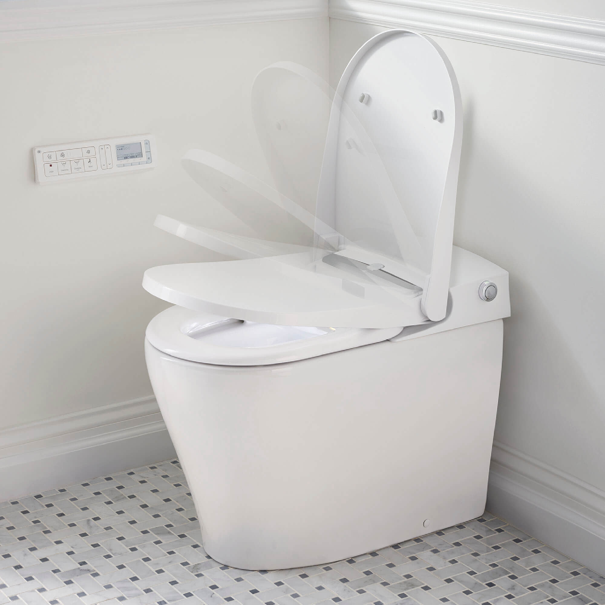 AT200LS Dual Flush Elongated SpaLet Bidet Toilet