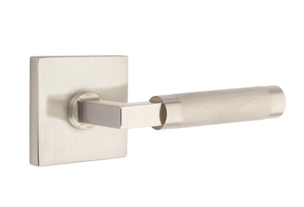 Emtek 5015US3NL.KLSUS4.FAUS15.RH Select Key In Faceted Lever Handle With  Disk Rosette