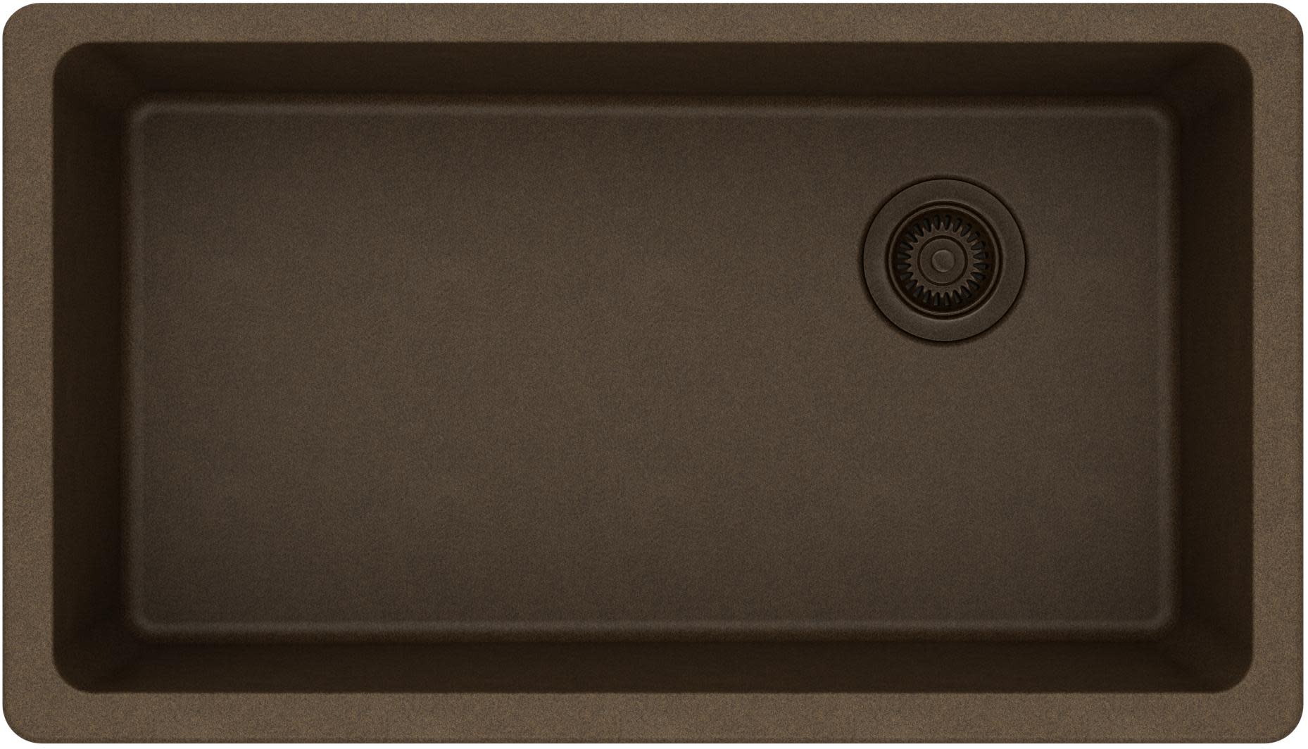 えるくん Elkay Quartz Classic 33 x 18.7 x 9.5 Single Undermount Sink
