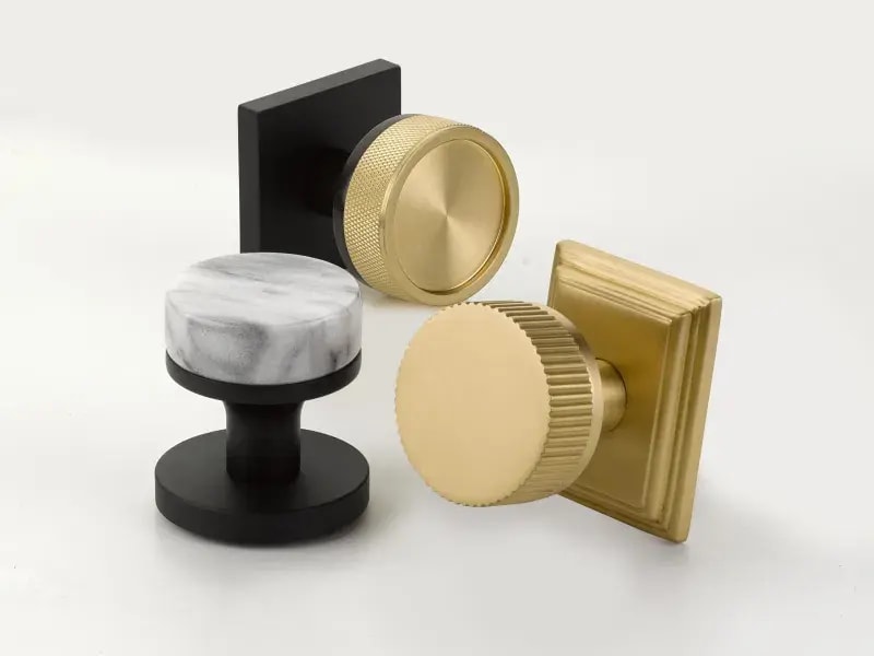 Emtek Select Conical Knurled Cabinet Knob - Canada Door Supply