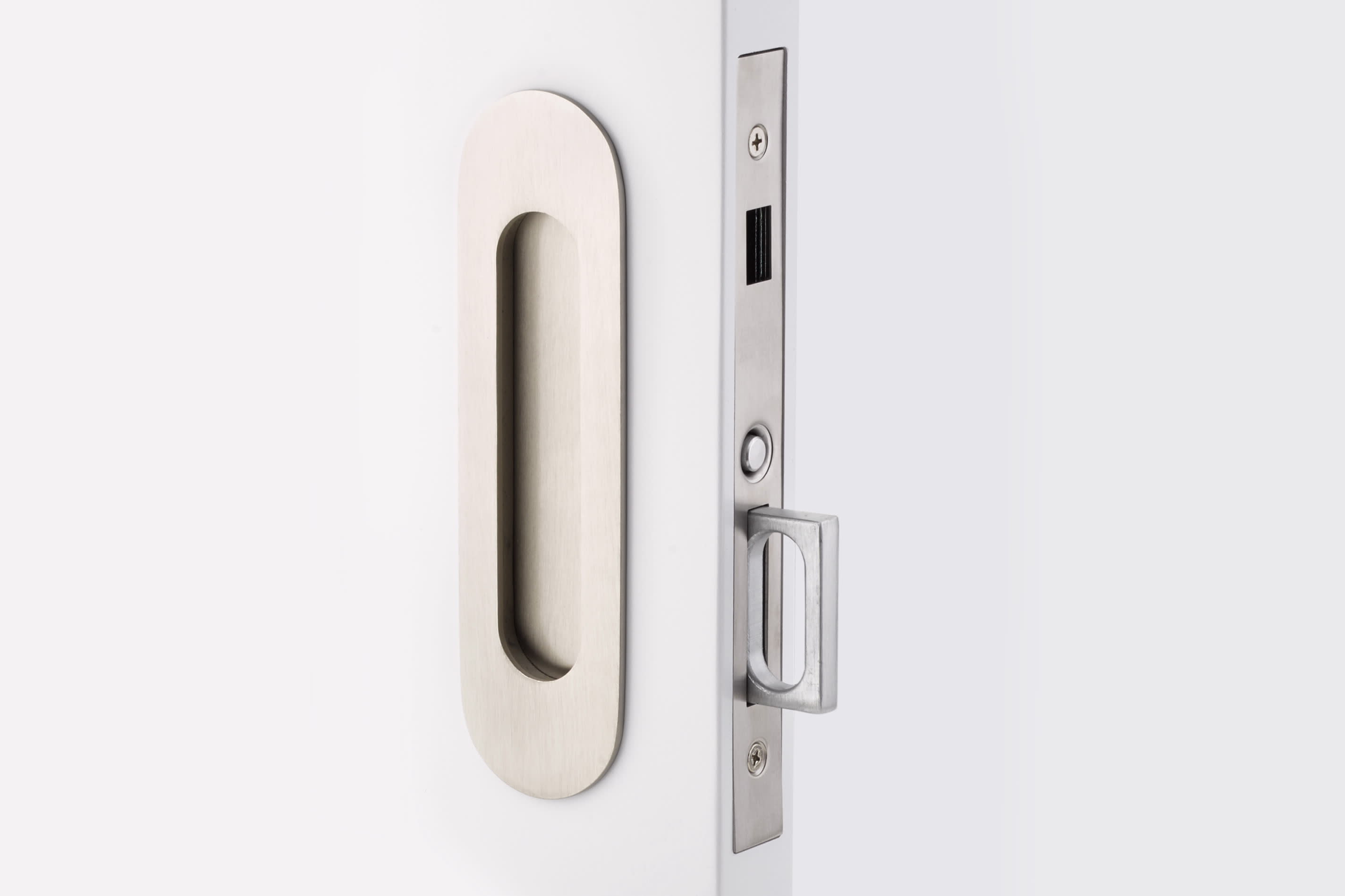 【60％OFF】 2164 Emtek Narrow Lock Mortise Door Pocket Rectangular Oval 米・雑穀・粉類