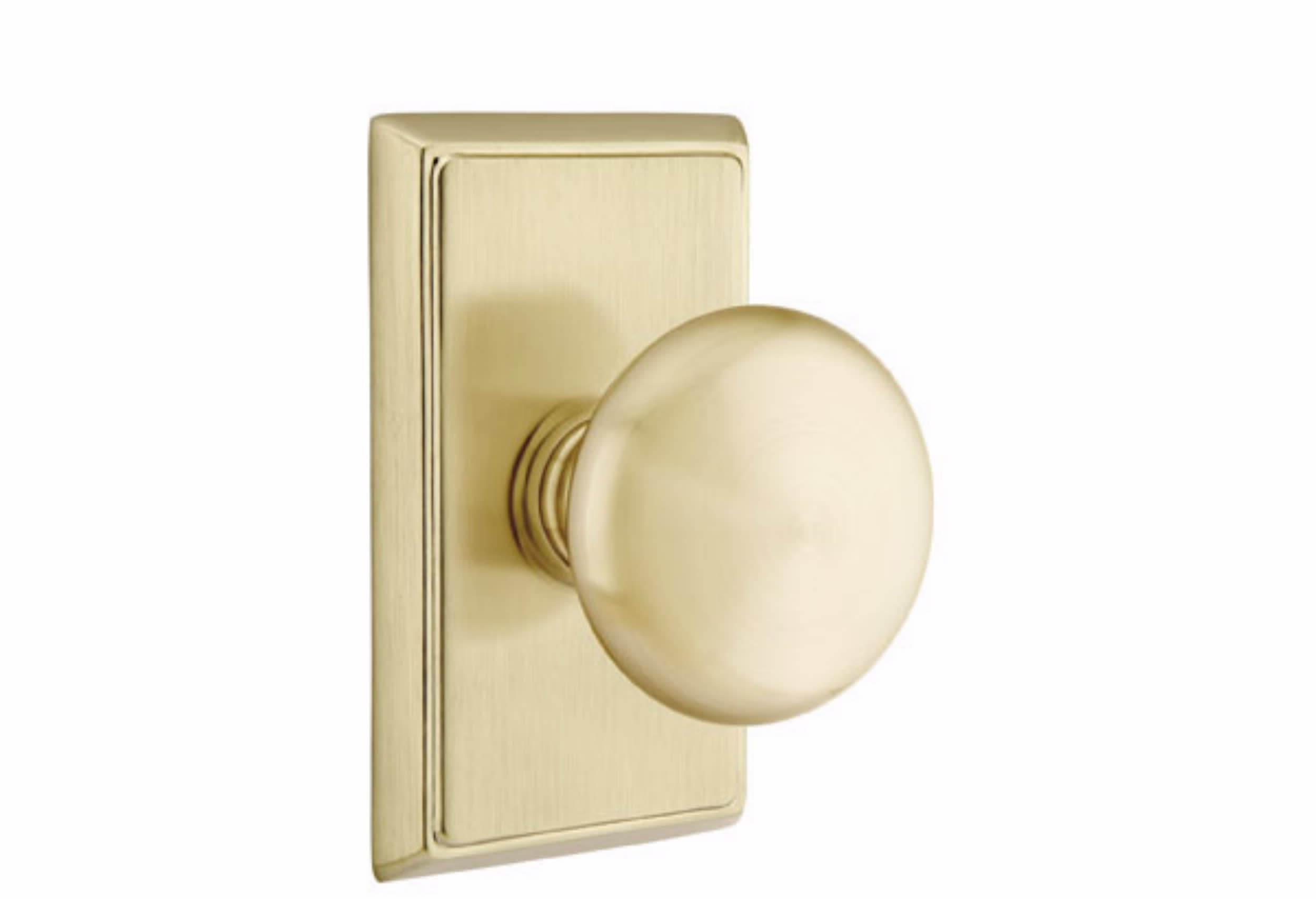 ﾉﾌﾞ⑫　EMTEKのガラスノブセット　モダンハウスに！　32,800円 Emtek Contemporary Tubular Entry Set: Lausanne Style with Round